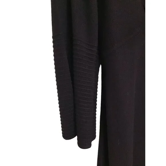 Jessica H Dark Purple Long Sleeve Sweater Dress Women's Size Medium - Picture 2 of 5